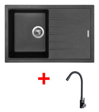 Sinks BEST 780 Granblack + ELASTA černá matná 